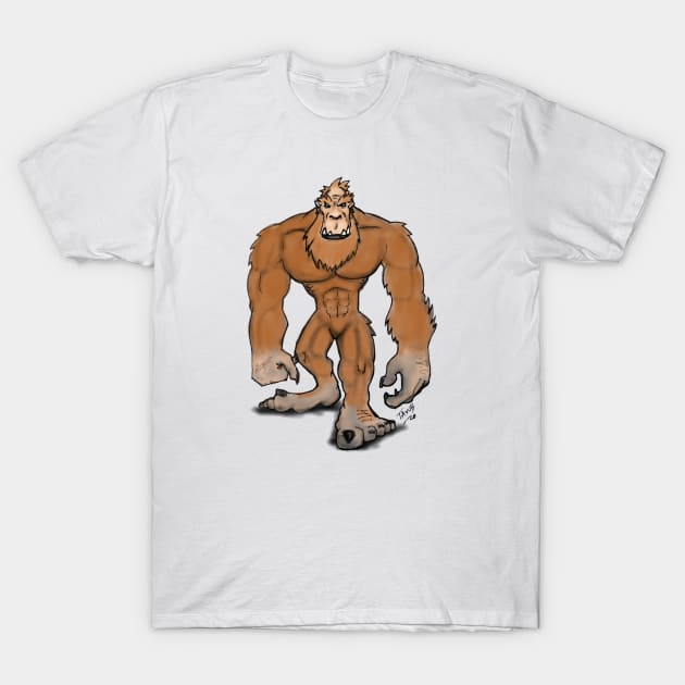 Bigfoot T-Shirt by TonyBreeden